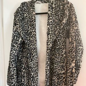 Womens faux fur jacket